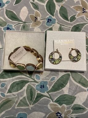 Hannah accents bracelet and earring’s